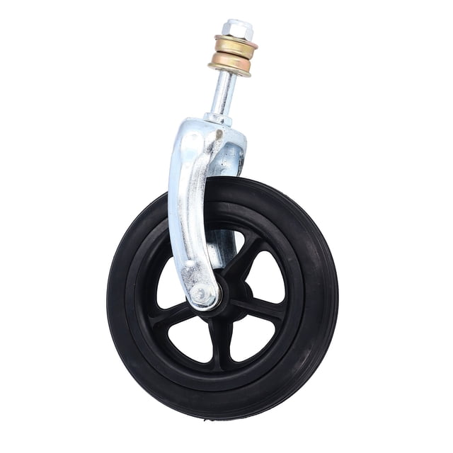 6.5 Inch Universal Castor, Black Wheelchair Front Castor Replacement Part for Medical Vehicles