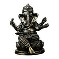 thumbnail image 3 of Lord Ganesha Estatua Ornamentada de Resina Figura Meditativa Esculpida a Mano Escultura Budista Portátil Artículo de Colección Vintage Adecuada para R Bronce 85 x 7 x 105 cm, 3 of 8