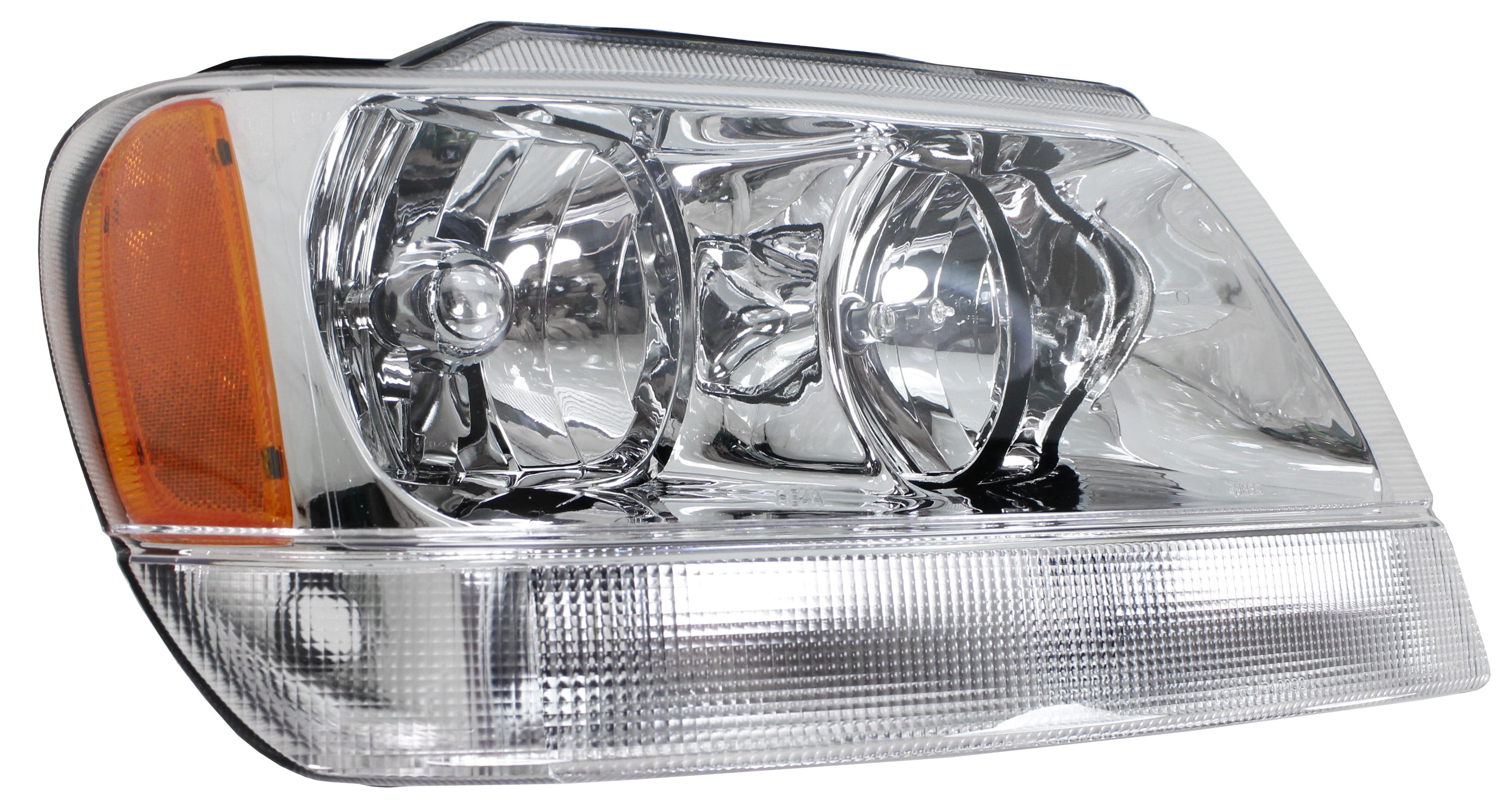 Headlight Compatible With 1999-2004 Jeep Grand Cherokee Right Passenger Halogen With bulb(s)
