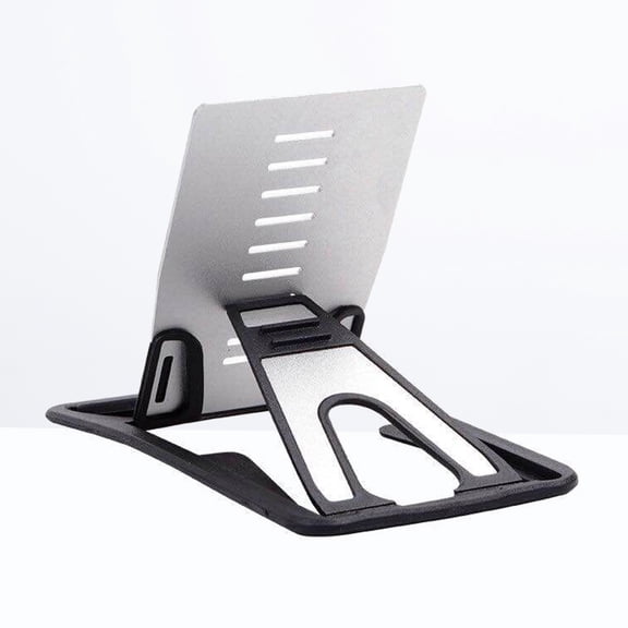 Baluue Adjustable Aluminium Alloy Phone and Tablet Stand in Black, and Stable Holder for Smartphones