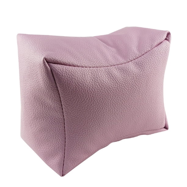 FELTECHELECTR 1 almohada portátil para reposamanos, cómoda y lavable, para manicura y salón de uñas (rosa)