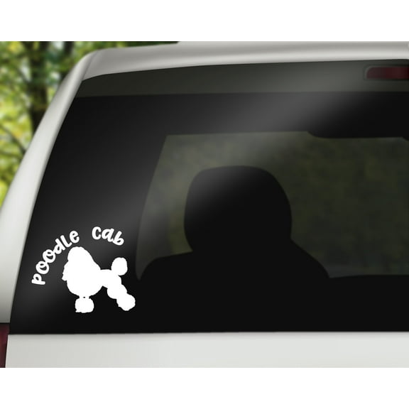 Poodle Cab Decal