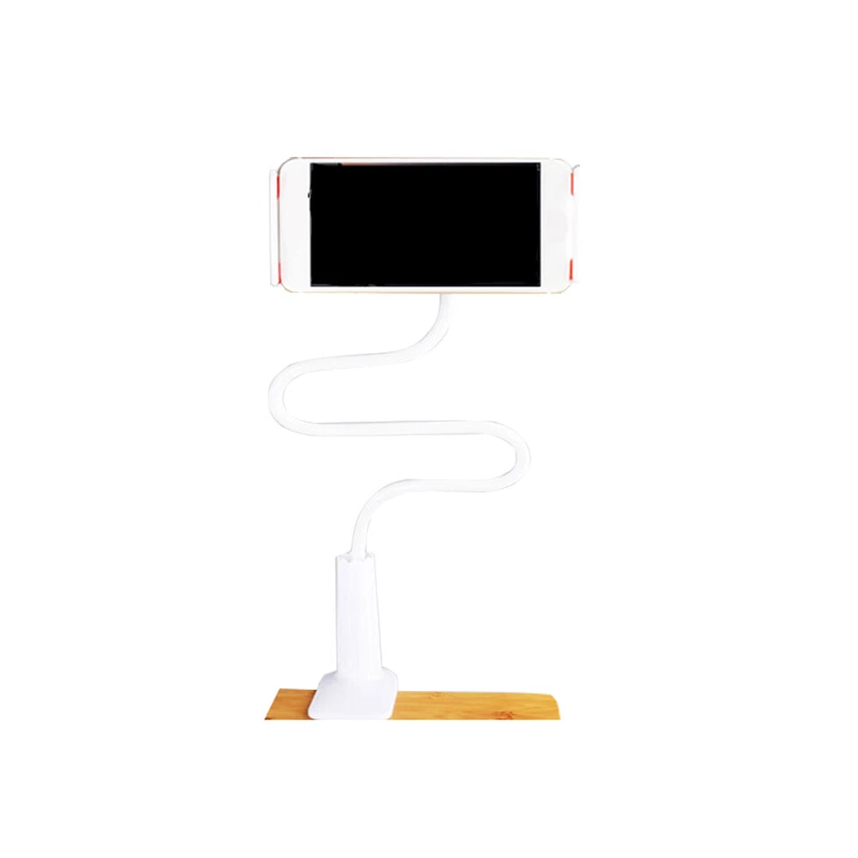 FLINT- Techtongda Flexible Desktop Bed Lazy Cell Phone Holder Bracket Mount Stand White