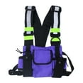 thumbnail image 1 of Backpack Men Women Fashion Chest Rig Bag Reflective Vest Hip Hop Streetwear Functional Harness Chest Bag Pack Front Waist Pouch Backpack, 1 of 5