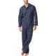 thumbnail image 1 of Club Room Mens Big & Tall Grid Pijama Sleep Set, Azul, 4X, 1 of 1