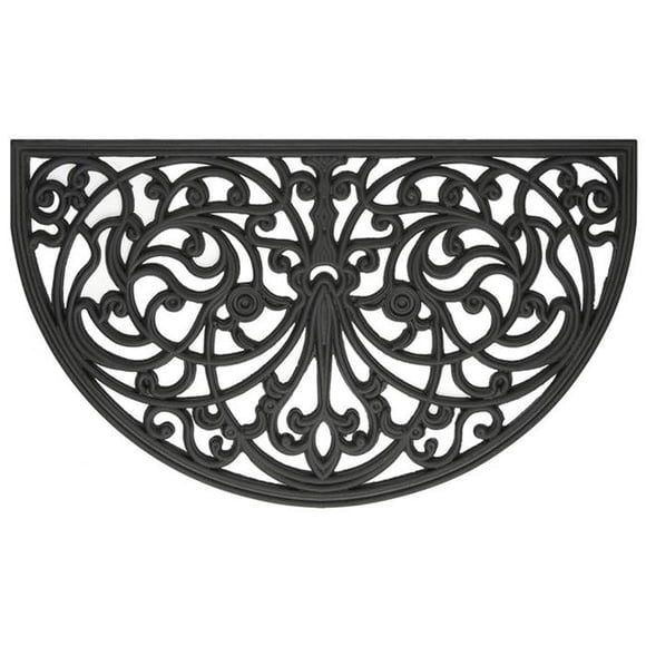 Wrought Iron Rubber Mat Ironworks  - 18 x 30