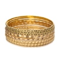 thumbnail image 1 of Nvzi Pulseras delicadas, pulseras modernas en capas, regalos apilables, 7 piezas, oro G, 1 of 5