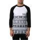 thumbnail image 1 of Young & Reckless The Oil Spill Raglan Camiseta gráfica para hombre, blanca, pequeña, 1 of 1