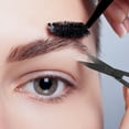thumbnail image 3 of Tijeras Labymos negras para el pelo de cejas y nariz cuidado del vello facial Acero inoxidable, 3 of 7