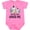 Raspberry, variant on Inktastic Zebra My Pop-pop Loves Me Boys or Girls Baby Bodysuit