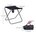 thumbnail image 2 of 11 Inches High Folding Camping Stool, Portable Outdoor Folding Stool , Double Layer Fabric, Reinforcement, Suitable for Picnics, Fishing etc., 2 of 5