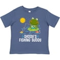 thumbnail image 3 of Inktastic Daddys Fishing Buddy Cute Frog Boys or Girls Toddler T-Shirt, 3 of 5