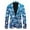 Blue, variant on Christmas Suit Jacket for Men Funny Xmas Blazer Jacket Snowflake Print Tuxedo One Button Shawl Lapel Party