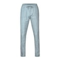 thumbnail image 3 of Vedolay Men's Pants Comfortable Quality Soft Solid Color Linen Pants with Pockets Grey,XL, 3 of 5