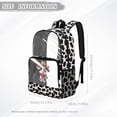 thumbnail image 7 of Xoenoiee Cowboy Cow Print Clear Backpack for Kids Girls Large Capacity Casual Daypack with Adjustable Padded Strap Heavy Duty Rucksack Transparent Bookbag Back to School Gifts for Teens, 7 of 7