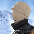thumbnail image 3 of Gorro de esquí cálido de invierno, gorro impermeable cálido con solapa para las orejas para caza, Camping, motociclismo, 3 of 5