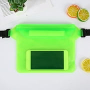 QUNAG Waterproof Underwater Waist Belt Bum Bags Swimming Boating Phone Pouches(Green)