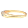 thumbnail image 4 of Yellow Gold Plated Round Cut CZ Stacking Dome Ring for Women - Size 8, 4 of 6