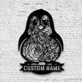 thumbnail image 4 of Craftnamesign Custom Penguin Metal Wall Art, Personalized Penguin Lover Name Sign Home Decor, 4 of 5