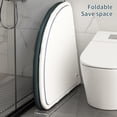 thumbnail image 4 of Trendix Bathtub Portable Fan-shaped Foldable Bathtub for Kids, Adult Large Collapsible Bath Tub, Freestanding Surround Shower Tub, Green, 4 of 9