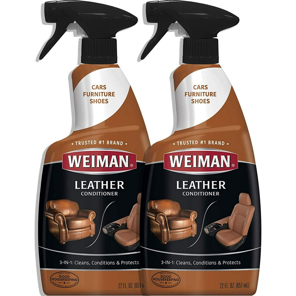 Weiman Leather Cleaner and Conditioner 22 Ounce (2 Pack) Walmart