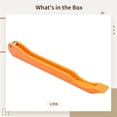 thumbnail image 5 of Stained Glass Foiling Tool, 7/32 Inch Professional Glass Crafting Applicator, Orange Plastic Handle, Precision Copper Foil Roller for DIY Glass Art Projects, Soldering Supplies, 5 of 5