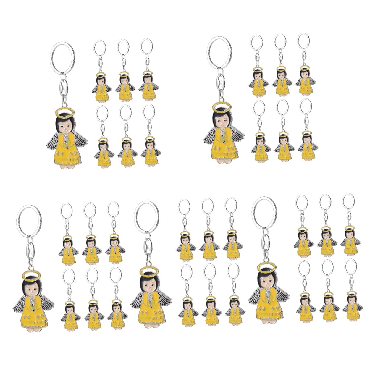 MLINS 5 Count Travel Accessories Erasers Angel Keychain Miss