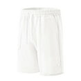 thumbnail image 2 of kamemir Mens Shorts Casual Men's Casual Cargo Shorts Classic Stretch Waist Drawstring Outdoor Shorts White,3XL, 2 of 6