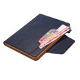 thumbnail image 5 of for iPad Pro 11 Inch 5th Generation 2024 PU Leather Wallet Case, with Card Pocket/Pencil Holder/Typing Angle Auto Sleep/Wake for iPad Pro 11 2024 Vegan PU Leather Magnetic Cover, Blue, 5 of 7