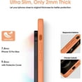 thumbnail image 4 of Liquid Silicone Case for iPhone 12 Pro Max, [Camera Protection] [Anti Fingerprint] [Wireless Charging] 4 Layer Phone Case Protective Cover, Built-in Microfiber Case Cover, 6.7", Orange, 4 of 15