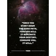 thumbnail image 2 of ArtsyQuotes 19x24 White Modern Wood Framed Museum Art Print Titled - Yoda Quote: The Dark Path, 2 of 4