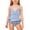 Light Blue, variant on IFNWSV Girls Bathing Suit Conjoined Blue and White Striped Swimsuit with Skirt Light Blue 4 Years