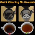 thumbnail image 3 of 200 Pcs Coffee Paper Filters for Ninja PB051, Disposable Coffee Filter for Ninja Pods and Grounds Coffee Maker, White Small Coffee Filters, 3 of 4
