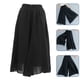 thumbnail image 3 of 1 par de pantalones de piernas anchas para mujeres pantalones de piernas ancho de lino de algodón de verano, 3 of 6
