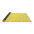 thumbnail image 2 of Ahgly Company Indoor Square Oriental Yellow Traditional Area Rugs, 4' Square, 2 of 4