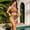 leopard print, variant on Figure-Flattering Bikini Leopard Print Adjustable-Drawstring Bikini High-Waisted Side Ruched Swimwear Two-Piece Beach Swimsuit