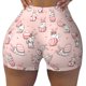 thumbnail image 2 of Balery Easter Rabbit Pantalones cortos de entrenamiento estampados para mujer, sin costuras, ajustados, para gimnasio, yoga, correr, deportes, ejercicio activo, fitness.-Large, 2 of 8