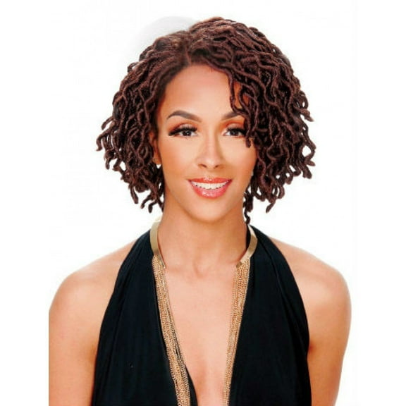 Sis Faux Locs Synthetic Lace Front Wig – WELLA (99J - Black Wine)