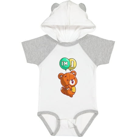 

Inktastic I m 1 Teddy Bear Gift Baby Boy or Baby Girl Bodysuit
