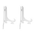 thumbnail image 1 of 2X Transparent 7 inch Display Easel Stand Plate Bowl Picture Frame Photo Pedestal Holder, 1 of 5