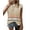 Colorful Stripes, variant on Women's Cap Sleeve Sweater Vest Crew Neck Sleeveless Casual Knit Lightweight Spring Summer Top
