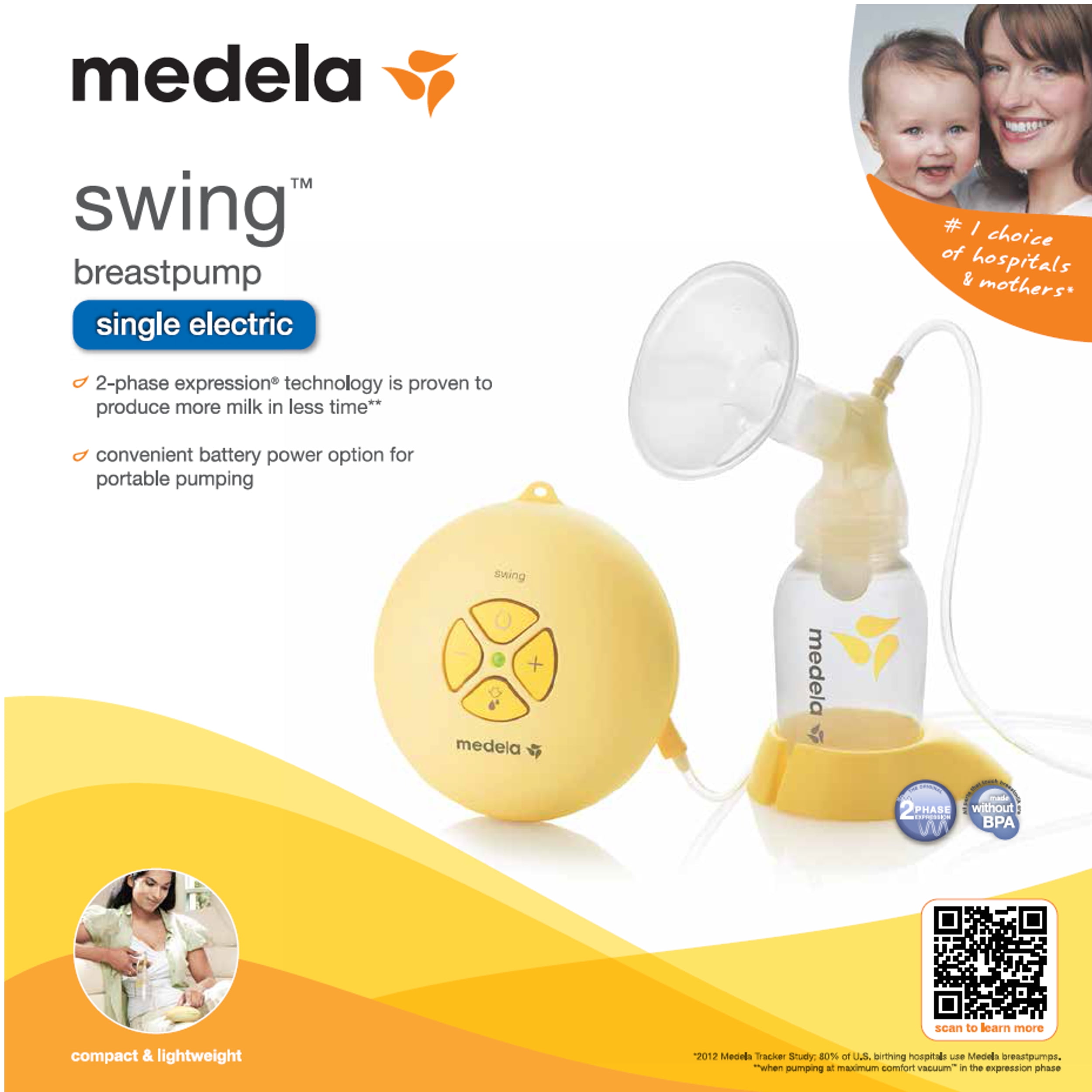 Medela Medela Swing Electric Single Breast Pump 