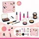 thumbnail image 1 of Set de maquillaje de imitación para niñas | Kit de cosméticos con sombra de ojos, brillo de labios y pinceles | Juego de maquillaje de plástico lavable para niñas., 1 of 5