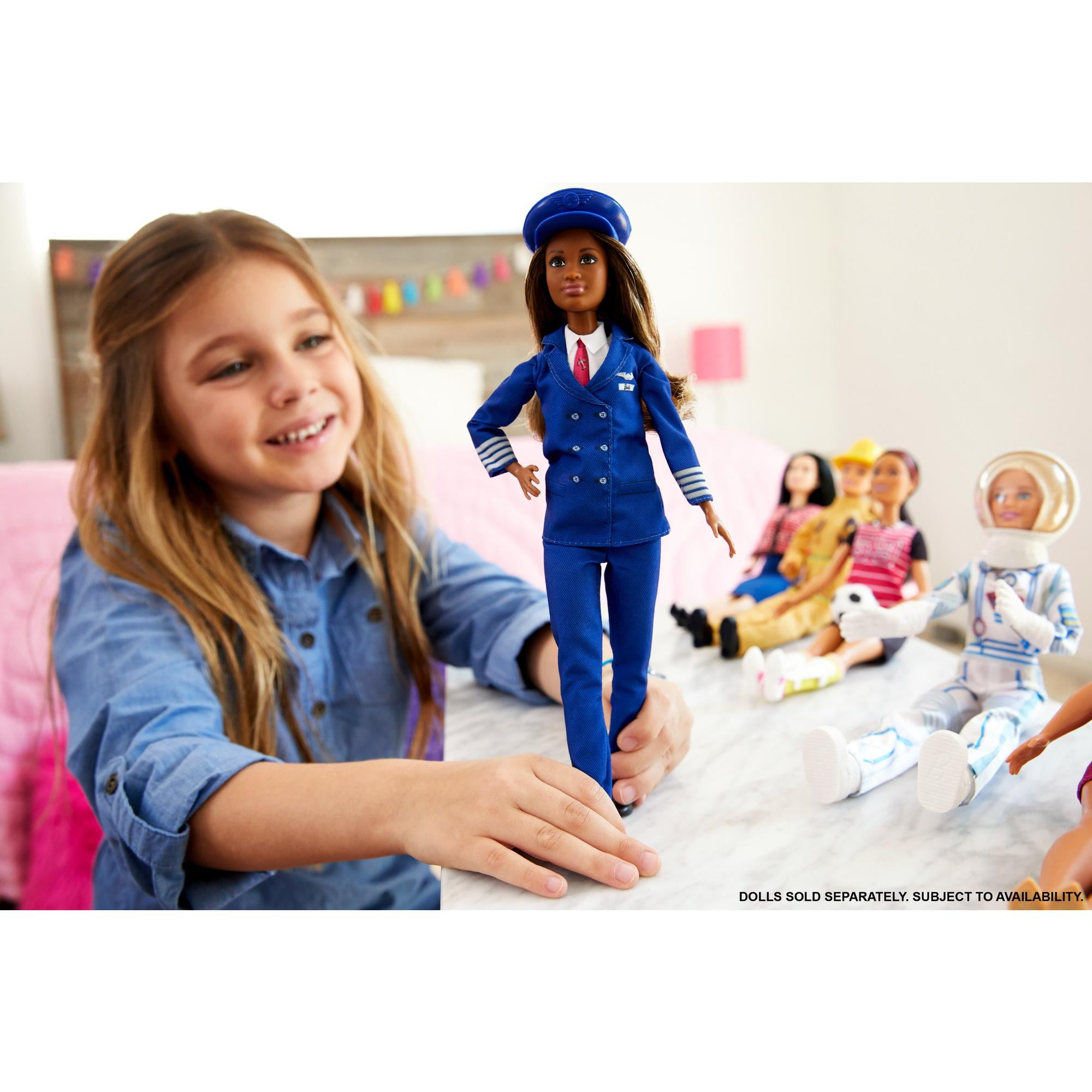 New Barbie Careers Barbie 60th Anniversary Careers Pilot Doll