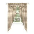 thumbnail image 3 of Achim Traditional Plaid Rod Pocket Light Filtering Curtain Set, 72.00" x 63.00", 3 of 5