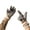 Grey, variant on ZPAQI 1 Pair 2 Finger Touch Screens Gloves Winter Gloves Warm Gloves Knitted Gloves