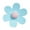 Blue, variant on 1 PCS Flower Shaped Fridge Magnets,Colorful Refrigerator Decorative Magnets,Cute Fridge Magnets,1.02 inch Reusable Adorable Decorations for Office,Colorful Kitchen Decor,Desk Accessories (Green)