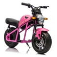 thumbnail image 2 of iRerts 24V Ride on Toys for Big Kids, Electric Ride on XL Muscle Motorcycle, Kids Electric Motorcycle for Boys Girls Ages 6+, Kids Motorcycle with Music, LED Light, Dual Suspension, 11.18 MPH, Pink, 2 of 9