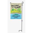 thumbnail image 4 of Printtoo Tan Welcome To The Lake Outdoor Camping Flags Personalized Outdoor GardenFlagsCamp Decor Accessory Double SidedFlags12.5x18 Inches, 4 of 4