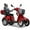 Red, variant on Xlluproid All Terrain 4 Wheel Mobility Scooter - Heavy Duty 800W Motor,500 lbs Weight Capacity,for Adults & Seniors Outdoor Travel - Includes Remote Control Key,Red